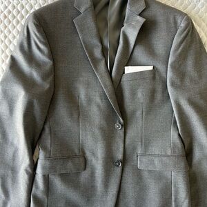 Alfani Men's Charcoal Gray Two-Button Sport Coat